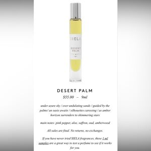 Siela Desert Palm Perfume Oil